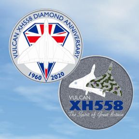 PRE-ORDER - Special Edition - Vulcan XH558 Diamond Anniversary Coin